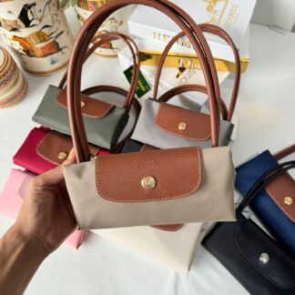 Longchamp Orta Boy Çanta - Vizon (3 Numara)
