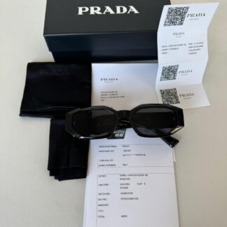 Prada 17ws/1ab5s0 Amblem Siyah Kadın Güneş Gözlüğü