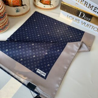 pier cardin Twill İpek şal 532 - Lacivert Vizon