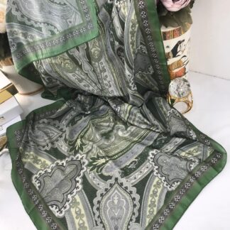Etro Pamuk İpek Şal -987654 Yeşil
