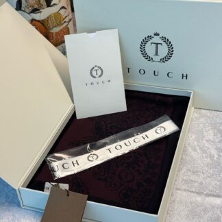 Touch İthal Pamuk İpek Şal - 415420 Bordo Siyah