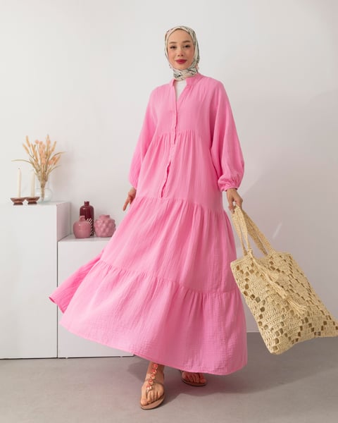 Elena Mira Elbise L100166 - Pembe