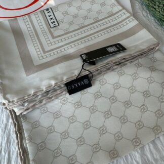 Vakko Desen Twill Eşarp - Açık Bej