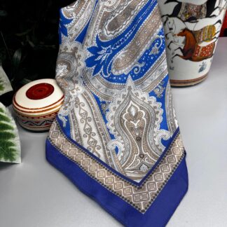 Yeni Etnik Pamuk Soft Şal 65301 - 65301 Saks