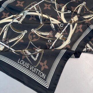 Lv Kemer Desen Pamuk Soft Şal 31230 - Acı Kahve