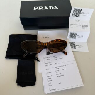 PRADA 26ZS 14L09Z 55-16 Kahverengi Kadın Güneş Gözlüğü