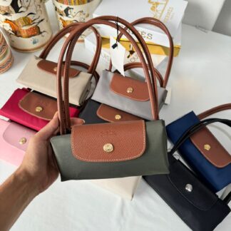 Longchamp Orta Boy Çanta - Haki (3 Numara)