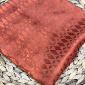 Baklava Desen İpeksi Jakar Şal - Kiremit - Organic ScarfsOrganic Scarfs