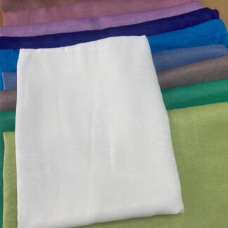 Bambu Kraş Premium İpek Şal - Kırık Beyaz - Organic ScarfsOrganic Scarfs