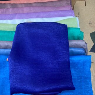 Bambu Kraş Premium İpek Şal - Morcivert - Organic ScarfsOrganic Scarfs