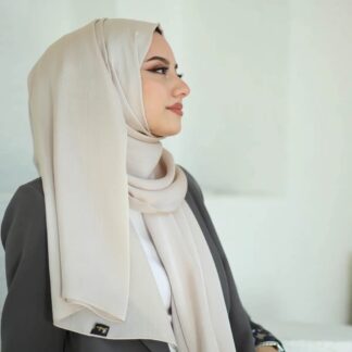 Bambu Kraş Premium İpek Şal - Taş - Organic ScarfsOrganic Scarfs