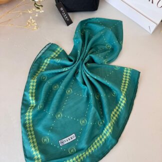 Vakko Kazayağı Desen Pamuk Soft Eşarp 36589 - Benetton