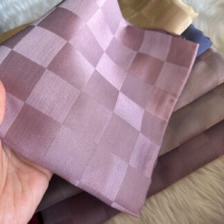 Bonjela Marka Dama İpeksi Jakar Şal - Pamuk Şekeri - Organic ScarfsOrganic Scarfs