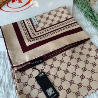 Vakko Desen Twill Eşarp - Bordo