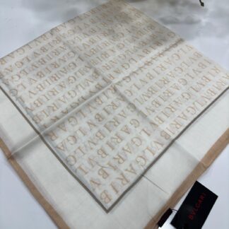 Bvlgari İpek Eşarp - Camel - Organic ScarfsOrganic Scarfs