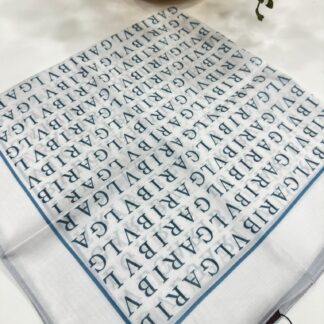 Bvlgari İpek Eşarp - Petrol - Organic ScarfsOrganic Scarfs