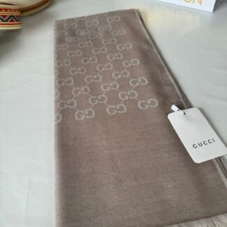 Gucci İthal Çift Taraflı Pamuk Yün İpek - K.Bej