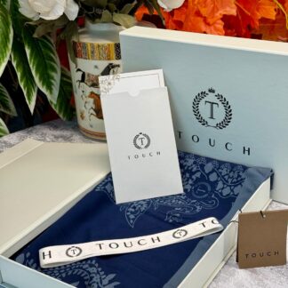 Touch İthal Pamuk İpek Şal - 415420 Lacivert