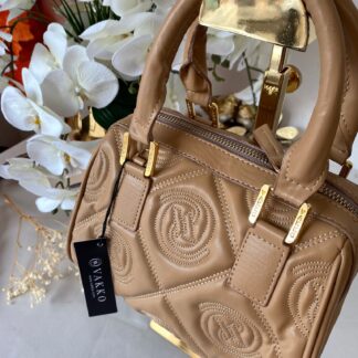 Vakko Monogram Çanta 46790 - Camel