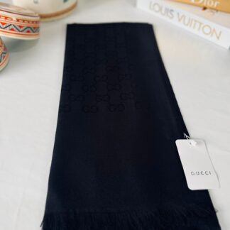 Gucci İthal Çift Taraflı Pamuk Yün İpek - Siyah