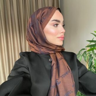 Chanel Çİft Taraflı Kaşmir Şal - Bakır - Laci - Organic ScarfsOrganic Scarfs