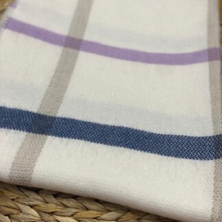 Çift Taraflı Yumuşak Dokulu Triko Örgü Şal & Atkı - Lila - Organic ScarfsOrganic Scarfs