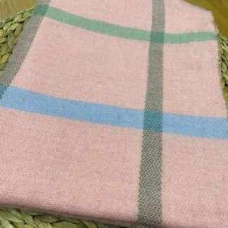 Çift Taraflı Yumuşak Dokulu Triko Örgü Şal & Atkı - Pembe - Organic ScarfsOrganic Scarfs