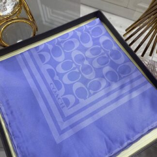 Coach Desen Twill İpek Eşarp - Mürdüm - Organic ScarfsOrganic Scarfs