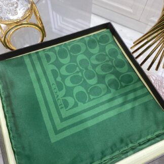 Coach Desen Twill İpek Eşarp - Zümrüt - Organic ScarfsOrganic Scarfs