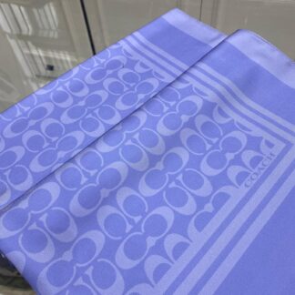 Coach Desen Twill İpek Şal - Mürdüm - Organic ScarfsOrganic Scarfs