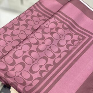 Coach Desen Twill İpek Şal - Vişne - Organic ScarfsOrganic Scarfs