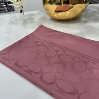 Coach Pamuk İpeksi Jakar Şal - Japon Kirazı - Organic ScarfsOrganic Scarfs