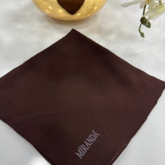 Comfort Kırinkıl Eşarp - Acı Kahve - Organic ScarfsOrganic Scarfs