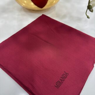 Comfort Kırinkıl Eşarp - Bordo - Organic ScarfsOrganic Scarfs