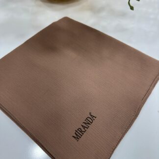 Comfort Kırinkıl Eşarp - Çikolata - Organic ScarfsOrganic Scarfs