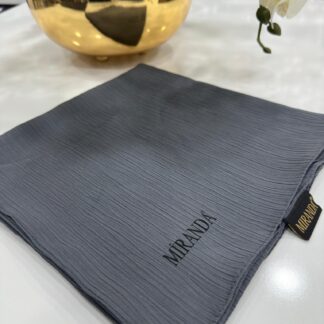 Comfort Kırinkıl Eşarp - Füme - Organic ScarfsOrganic Scarfs