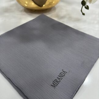 Comfort Kırinkıl Eşarp - Gri - Organic ScarfsOrganic Scarfs