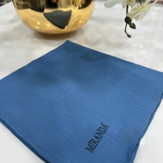 Comfort Kırinkıl Eşarp - İndigo - Organic ScarfsOrganic Scarfs