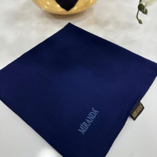 Comfort Kırinkıl Eşarp - Lacivert - Organic ScarfsOrganic Scarfs