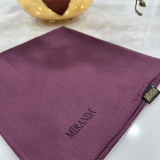 Comfort Kırinkıl Eşarp - Mürdüm - Organic ScarfsOrganic Scarfs