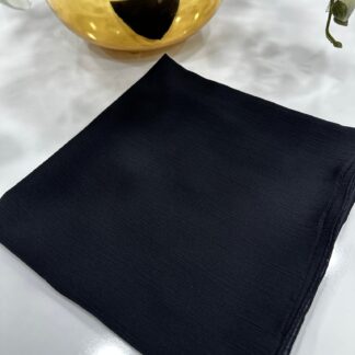 Comfort Kırinkıl Eşarp - Siyah - Organic ScarfsOrganic Scarfs