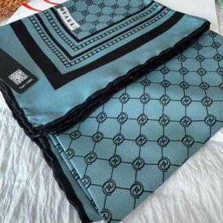 Vakko Desen Twill Eşarp - Mint Siyah