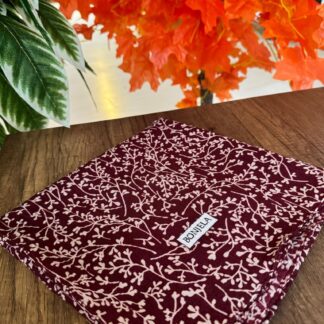 Dal Desen Mio Caz Eşarp - Bordo - Organic ScarfsOrganic Scarfs