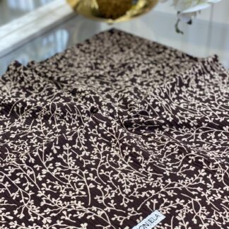 Dal Desen Mio Caz Eşarp - Kahverengi - Organic ScarfsOrganic Scarfs