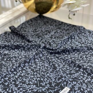 Dal Desen Mio Caz Eşarp - Siyah/Gri - Organic ScarfsOrganic Scarfs