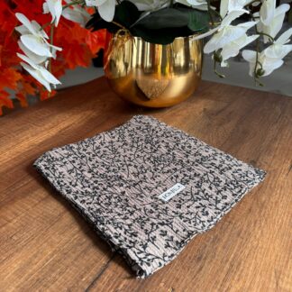 Dal Desen Mio Caz Eşarp - Sütlü Kahve - Organic ScarfsOrganic Scarfs
