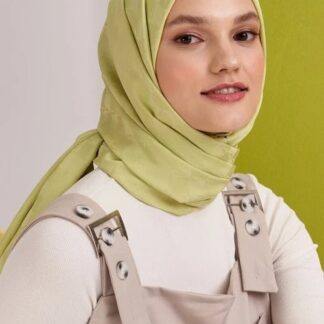 Dama Desen Jakar Şal - Lime - Organic ScarfsOrganic Scarfs