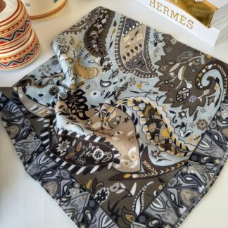 Etro Etnik Desen Pamuk Soft Eşarp 148 - Vizon
