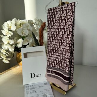 Dior Marka Şal 61441 - Bordo