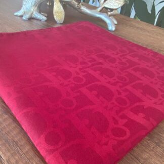 Dior Desen Pamuk Jakar Eşarp - Bordo - Organic ScarfsOrganic Scarfs